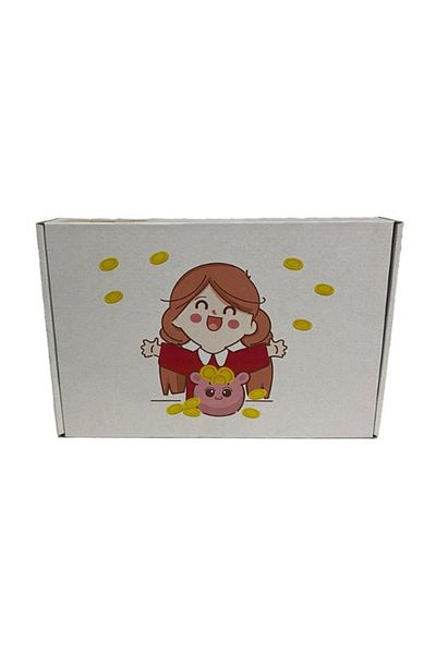 KOLİ KOLAY 5000 Targeted Parabox Piggy Bank Money Saving Box Girl
