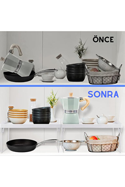 D'orcia HOME Dolap Içi Düzenleyici Raf - 4 Adet
