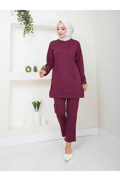 VOLT CLOTHİNG Set hijab pentru femei din stofă cu cordon - set de două