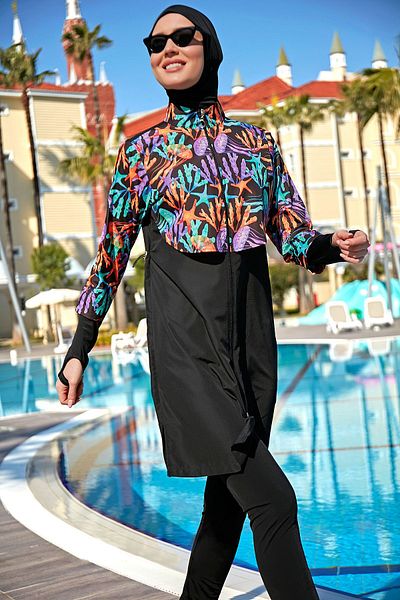 Remsa Mayo R105 Mercani - Full Covered and Front Covered Hijab Swimsuit