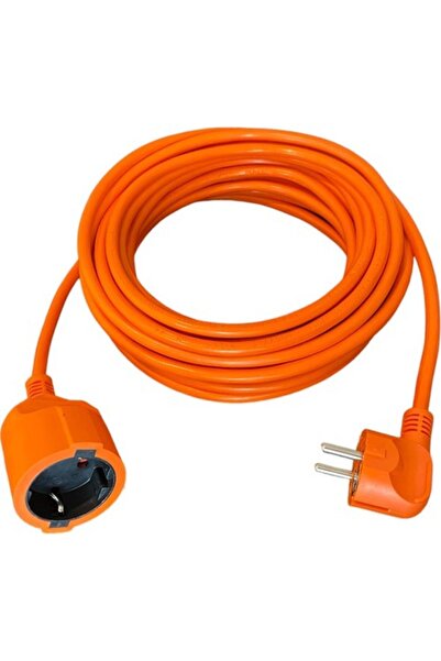 Alkan 3g 1 Mm² 2200w Profesyonel Uzatma Kablosu ( %100 Bakır ) Turuncu - 5 Metre