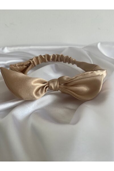 PratikDikisco Gold Satin Bow Bandana