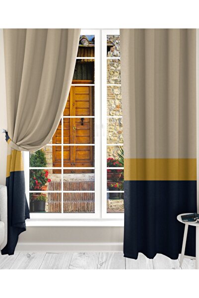 Ardizayn Mink Digital Printed Velvet Fabric Living Room Bedroom Double Wing Background Curtain