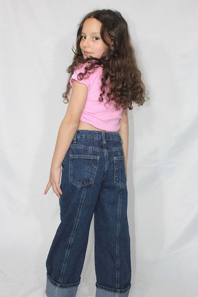 Ede Tekstil Girl's - Design Leg Jeans