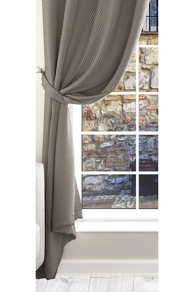 Ardizayn Akatu - Mink, Velvet Fabric, Digital Printed, Double Wing Background Curtain