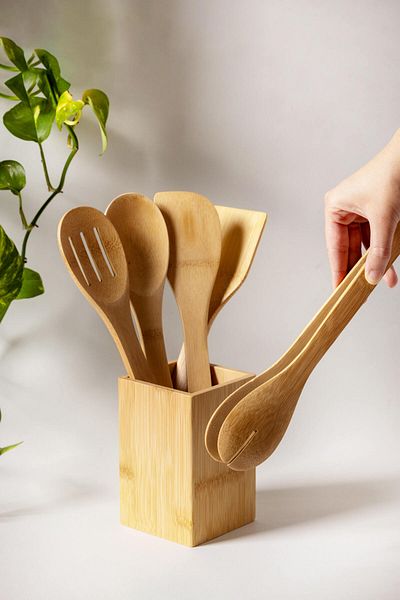 FH finehome 6 Piece Bamboo Pantano Spoon Set