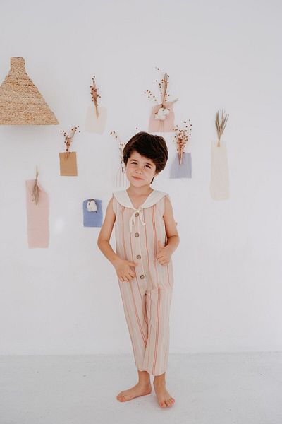 ilo and friends Enzo Striped Jumpsuit
