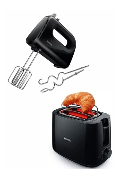 Philips HR3705/10 El Mikseri ve HD2581/90 Ekmek Kızartma Makinesi Seti
