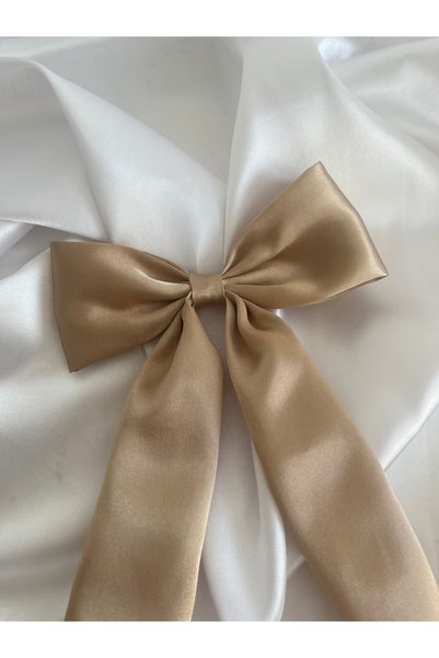 PratikDikisco Women's Gold Satin Bow Buckle