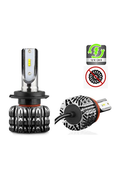 FEMEX Eco Power H7 Şimşek Etkili Led Xenon 6000 Lumen Fansız Chip Led