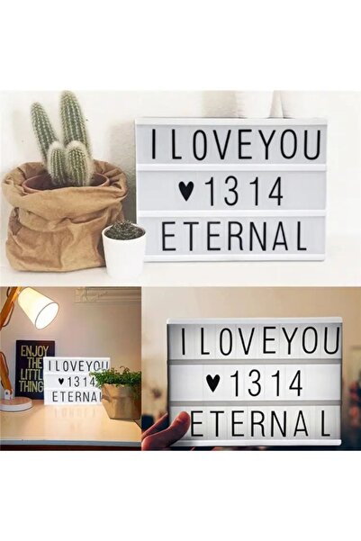 Genel Markalar A5 Boyut Sinematik Lightbox Dekorasyon ve Aydınlatma Aksesuarları