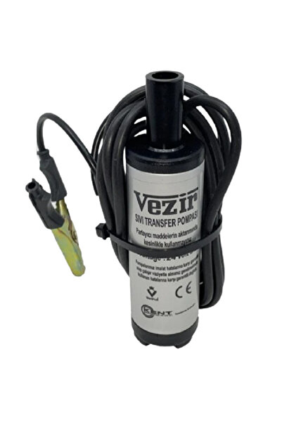 Vezir VEZİR VP04 24 VOLT ÇAKMAKLIK GİRİŞLİ(BÜYÜK) MAZOT AKTARMA(SIVI TRANSFER)DALGIÇ POMPASI