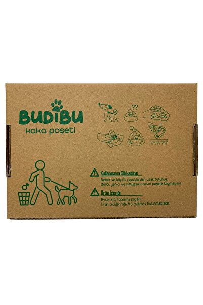 BUDİBU Kedi Köpek Kaka Poşeti Evcil Hayvan Dışkı Kaka Torbası Pembe 15 Rulo (225 Poşet)