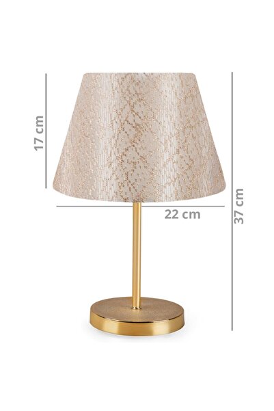 HOMİNG Pasta Deco Pendant Lamp Chandelier and Lara Gold Lampshade Set Lace Fabric Ayd-2632