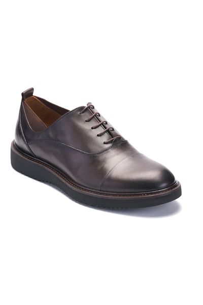 LUCIANO BELLINI C-4627 Brown Skin Leather Men's Eva Sole Classic Shoes