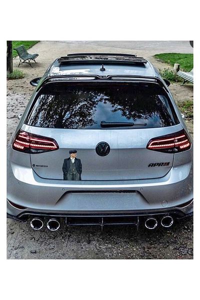 MegaSticker Autocolant Peaky Auto - 15x10 Cm Motocicletă, Laptop, Cască, Mașină
