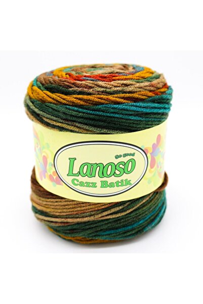 Genel Markalar Cazz Batik El Örgü İpliği - 715 Batik -
