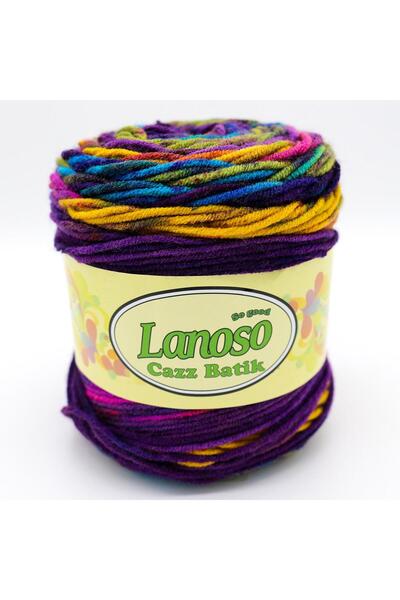 Lanoso Cazz Batik El Örgü İpliği - 716 Batik -