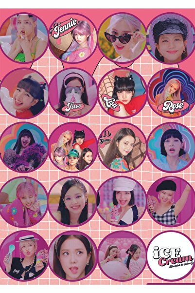 Güneş Kırtasiye Blackpink nalepnica sa sladoledom