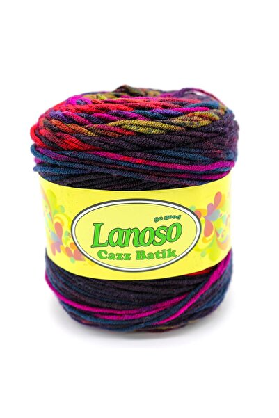 Lanoso Cazz Batik El Örgü İpliği - 711 Batik -