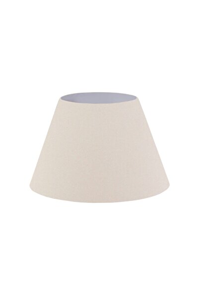 HOMİNG Pratik Krem Kumaş Konik Lambader Başlığı Ayd-2636