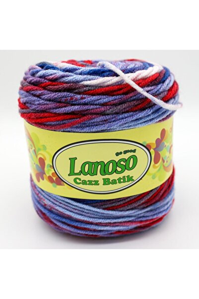 Lanoso Cazz Batik El Örgü İpliği - 718 Batik -