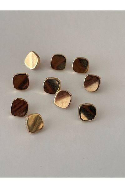 ODDA TASARIM ATÖLYESİ METAL GOLD DETAIL BLUZ-SIZE-DREAM BUTTON