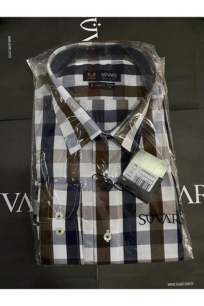 SÜVARİ SLIM FIT ΜΑΚΡΥΜΑΝΙΚΟ ΠΟΥΚΑΜΙΣΟ ΧΩΡΙΣ ΤΣΕΠΕΣ ΚΑΡΟ ΜΟΝΤΕΛΟ