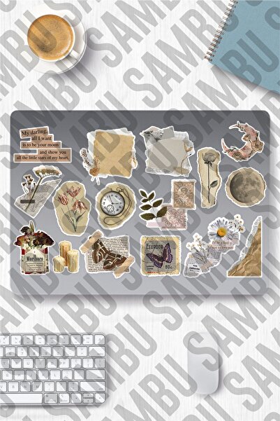 Sambu Design Set de 3 autocolante vintage - Notebook pentru telefon laptop