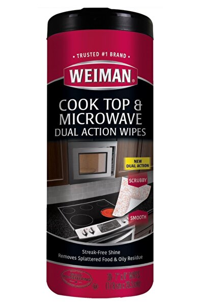 Weiman Cam Setüstü Ocak ve Mikrodalga Temizleme Mendilleri 30 Adet