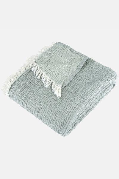 Miespiga Water Green Gold Muslin Peshtemal - Πετσέτα θαλάσσης 3 στρώσεων 125x190