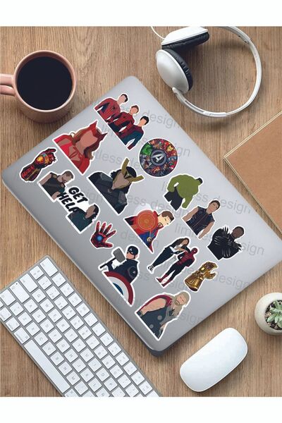 Limitless Design Marvel Avengers Süperkahramanlar Temalı Laptop Tablet Defter...