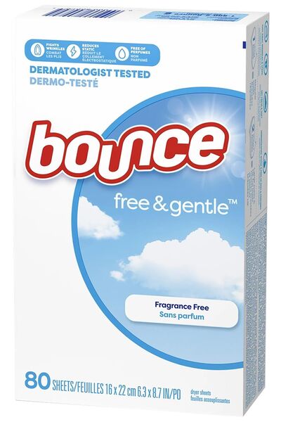 BOUNCE مناديل مجفف مجانية ولطيفة 80 قطعة