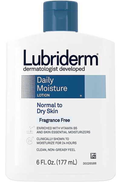LUBRİDERM لوشن مرطب يومي غير معطر لليدين والجسم 177 مل