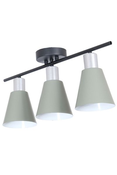 Fer Avize Cool Modern Design Bedroom - Living Room - Kitchen - Cafe Green Color 3-Piece Chandelier
