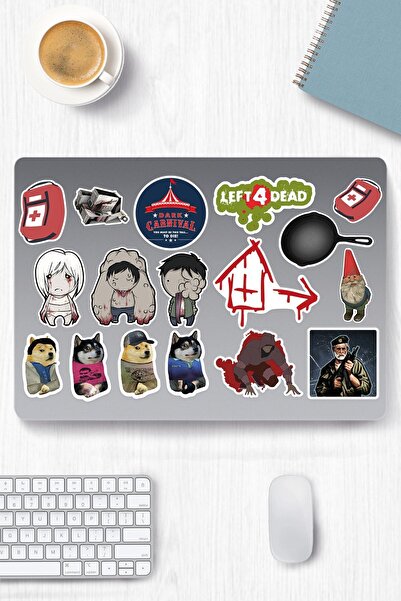 Sambu Design مجموعة ملصقات ذات طابع Left Dead - هاتف الكمبيوتر المحمول
