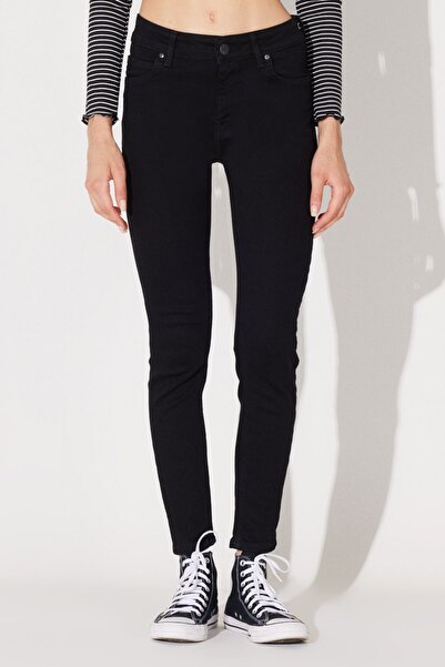 Lee Foreverfit Skinny Fit Slim Fit High Waist Multi Skinny Leg Schwarze Damen...