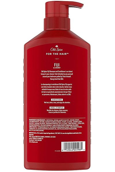 Old Spice Fiji 2in1 Shampoo and Conditioner - 650ml