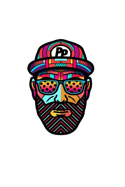MegaSticker ملصق سيارة ملون من Cool Adam - 15x10 سم للمحرك والخوذة والكمبيوتر...