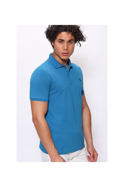 U.S. Polo Assn. Ανδρικό μπλουζάκι Indigo Basic