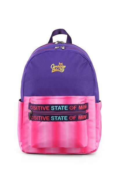 Cambridge Polo Club Positive State Girl's Primary School Bag with Front Pocket
