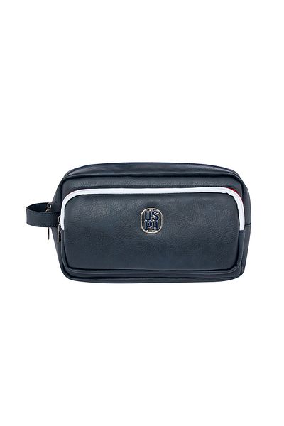 U.S. Polo Assn. US Polo Assn.24586 - Dark Blue Vegan Leather Shaving Bag Portfolio