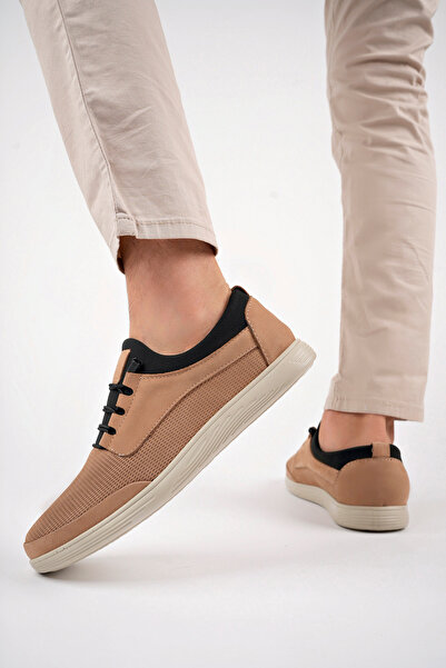 Deripabuc Γνήσιο δέρμα Sand Mink Nubuck Ανδρικά δερμάτινα παπούτσια casual Mrd7-0706