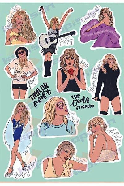 Kopisan مجموعة ملصقات للكمبيوتر المحمول والكمبيوتر اللوحي بطابع تايلور سويفت ...