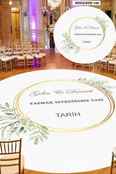 Baskı Madeni Söz Nişan Düğün Kına Gecesi Pist Yer Kaplama Afişi Dans Pisti Vi...