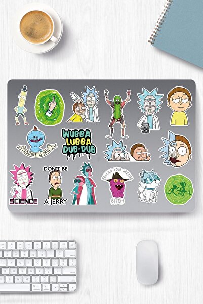 Genel Markalar Major Selection Rick And Morty Temalı Sticker Etiket Seti 2 - ...