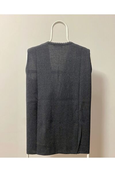 we are the best UYSALİDA Kadın Orta Yaş Ve Üzeri Triko Örgü Düğmesiz Anne Yelek