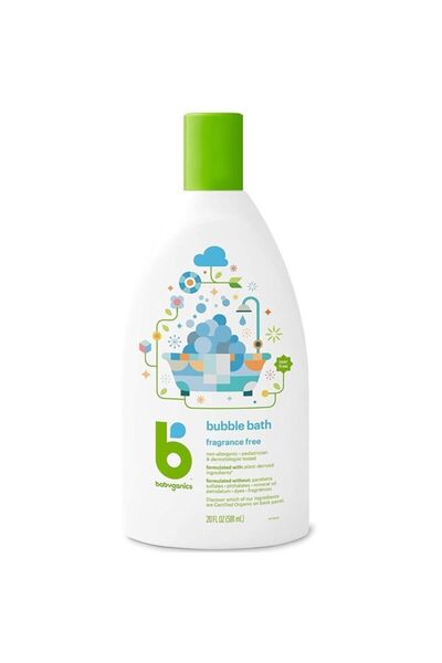 Babyganics 591 مل فقاعات استحمام غير معطرة