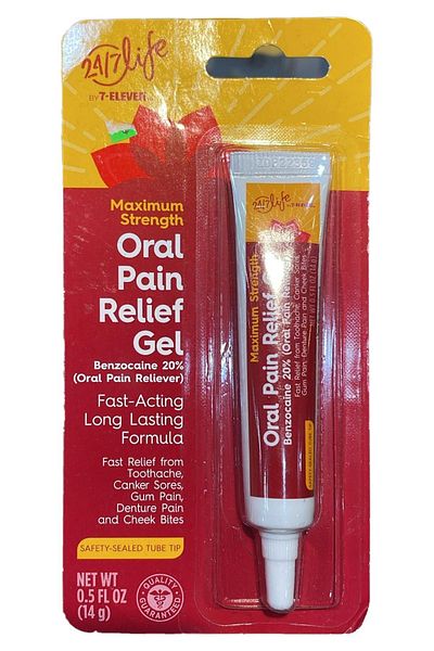 24 7 Life Oral Pain Relief Gel 14 gr