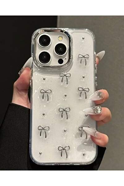 KILIF HOUSE حافظة آيفون 15 برو ماكس متوافقة مع لوكس جليتر شفافة